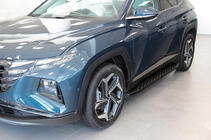 Hyundai Tucson NX4 2021– Sidetrin Shining Black (2 stk., aluminium) foto 4