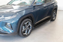 Hyundai Tucson NX4 2021– Sidetrin Shining Black (2 stk., aluminium) foto 5