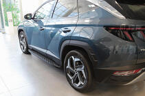 Hyundai Tucson NX4 2021– Sidetrin Shining Black (2 stk., aluminium) foto 8