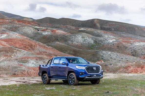 Test af den rammebyggede pickup Changan Hunter