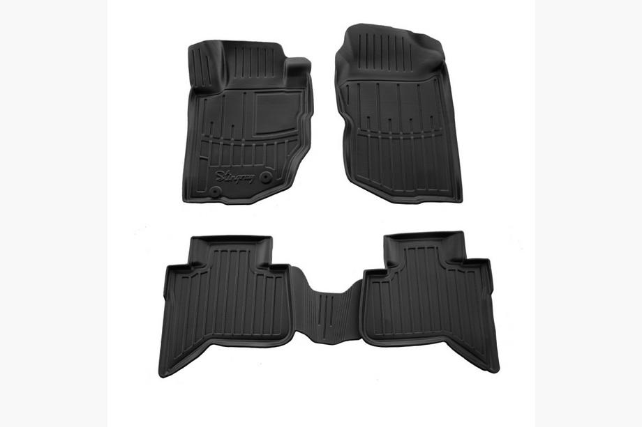 Mitsubishi L200 2024– Stingray 3D gummimåtter til kabine (4 stk.) Image