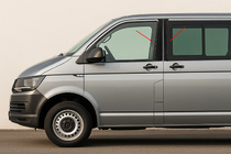 Volkswagen T6 2015–2024 Krom dørstolpedæksler EuroCap foto 1