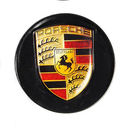 Porsche Navkapsel til fælge 76/71 mm sort (1 stk.) foto 2