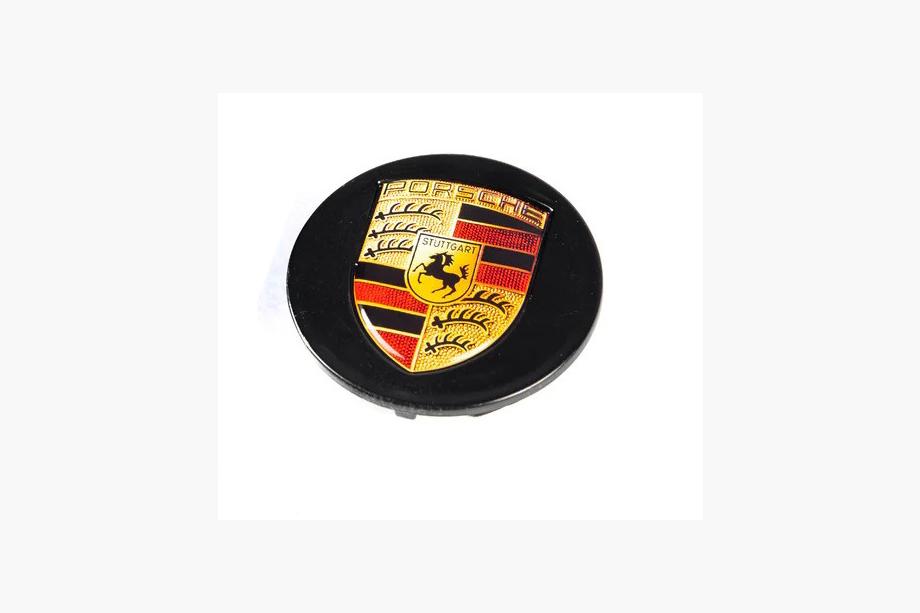 Porsche Navkapsel til fælge 76/71 mm sort (1 stk.) Image