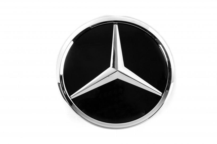 Mercedes Vito/V-klasse W447 2014– Nedsat: Frontemblem under glas, kromkant a2048806406 Image