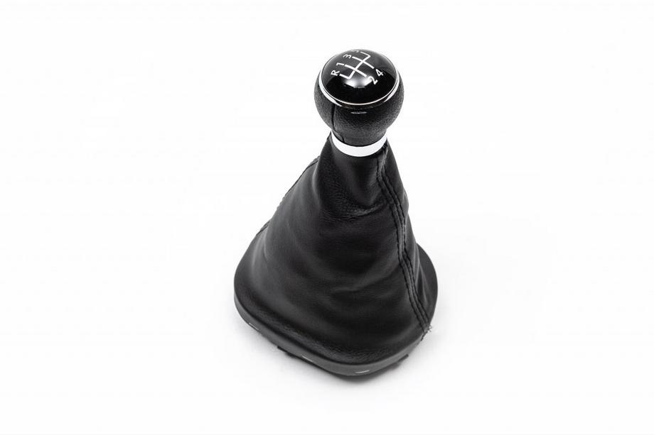 Volkswagen Caddy 2004–2010 Nedsat gearknop og gearmanchet til manuel gearkasse (5 gear) (beskadiget kunstlæder) Image