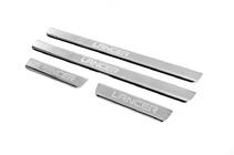 Mitsubishi Lancer 9 2004–2008 Carmos V3 dørtrinslister (4 stk., rustfrit stål) foto 2