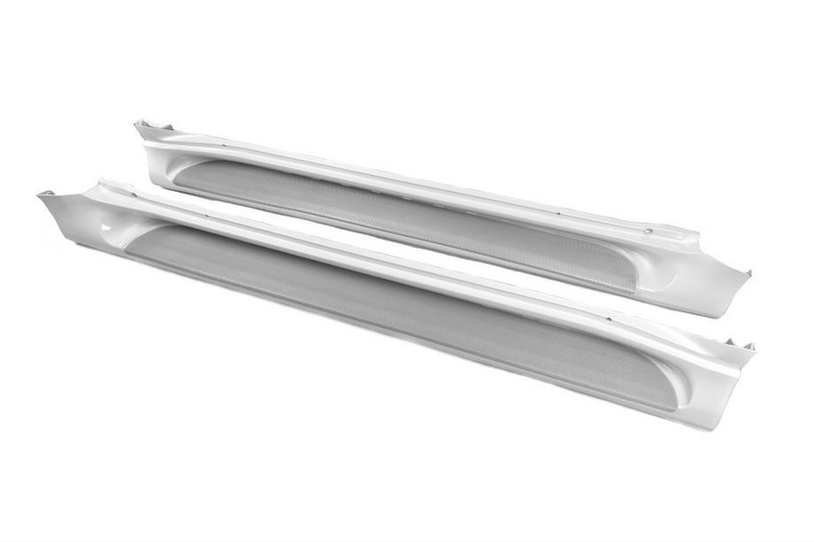 Lexus GX460 2009–2023 Sidetrin (2 stk., aluminium) Hvid farve (sort trinbræt) Foto 6