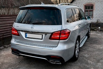 Mercedes GL/GLS class X166 2012–2019 Bageste diffuser GLS63 AMG (med krom udstodningsenderør) foto 1