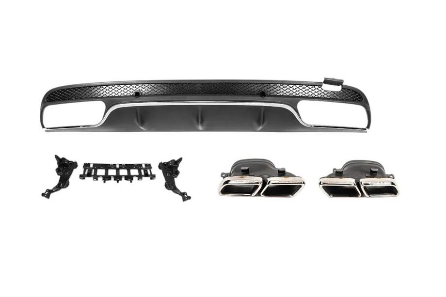Mercedes C-klasse W205 2014–2021 Bagdiffuser med udstødningsenderør (C63-design 2014-2018) Foto 2