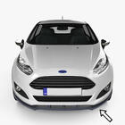 Ford Fiesta 2017– ESA front lipspoiler (sort) foto 1
