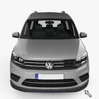 Volkswagen Caddy 2015–2020 ESA front lipspoiler (sort) foto 1