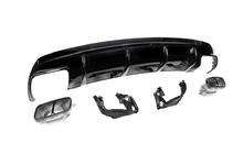 Mercedes CLA C117 2013–2019 Bageste diffuser Black (CLA45-design med udstødningsender) foto 4
