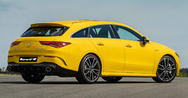 Mercedes CLA C118 2019– Bagdiffuser med udstødningsrørender (CLA35-design) foto 3
