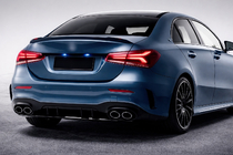 Mercedes A-klasse W177 2018– Bagdiffusor med udstødningsenderør (Design A45 SD) foto 1