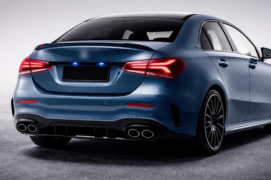 Mercedes A-klasse W177 2018– Bagdiffusor med udstødningsenderør (Design A45 SD) Image