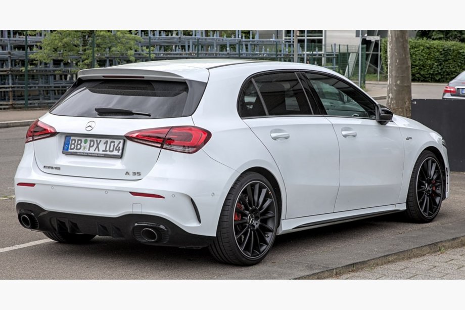 Mercedes A-klasse W177 2018– Bagdiffuser med udstødningsenderør (Design A35 HB) Image