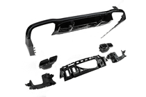 Mercedes E-klasse W213 2016–2023 Bageste diffuser med udstødningstipper E63-Design Black (til AMG/AMG-Line 2016-2020) foto 5