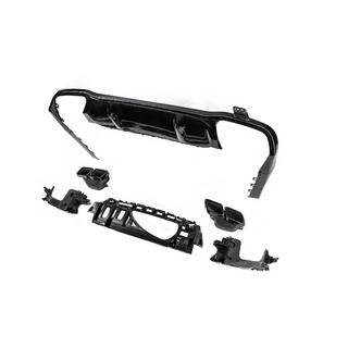 Bageste diffuser med udstødningstipper E63-Design Black (til AMG/AMG-Line 2016-2020) foto 4
