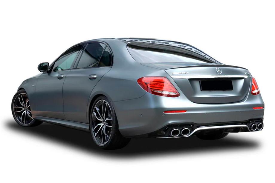 Mercedes E-klasse W213 2016–2023 Bagdiffusor med udstødningsenderør E53-Design (til AMG/AMG-Line) Foto 1