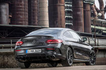 Mercedes C-klasse W205 2014–2021 Bageste diffuser med udstødningsenderør (til coupé AMG43 design) foto 1