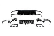 Mercedes C-klasse W205 2014–2021 Bageste diffuser med udstødningsenderør (til coupé AMG43 design) foto 3