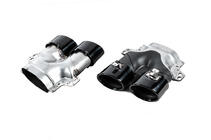 Mercedes C-klasse W205 2014–2021 Bageste diffuser med udstødningsenderør (til coupé AMG43 design) foto 7