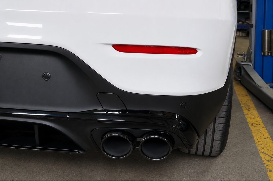 Mercedes GLC Coupé C253 2016–2023 Bageste diffuser med udstødningsender (AMG43-design) Foto 4