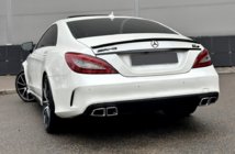 Mercedes CLS C218 2011–2018 Bagdiffuser med udstødningstips Black (2015-2018, CLS63 design) foto 1