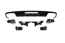 Mercedes CLS C218 2011–2018 Bagdiffuser med udstødningstips Black (2015-2018, CLS63 design) foto 2