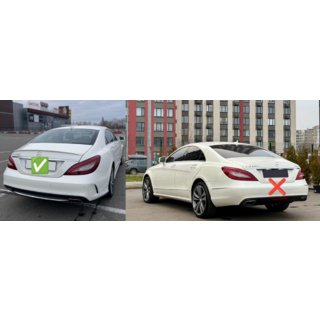 Bagdiffuser med udstødningstips Black (2015-2018, CLS63 design) foto 3