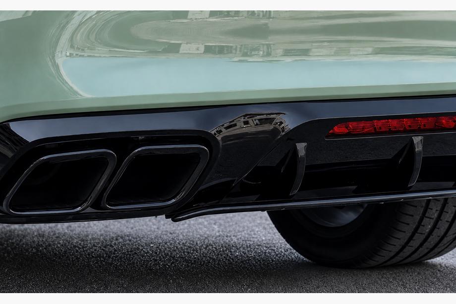 Mercedes CLS C218 2011–2018 Bageste diffuser med udstødningsenderør Black (2015-2018, GT63 Design) Foto 2
