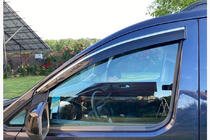 Ford Connect 2021– Vindafvisere til sideruder med kromliste (2 stk., Sunplex Chrome) foto 1