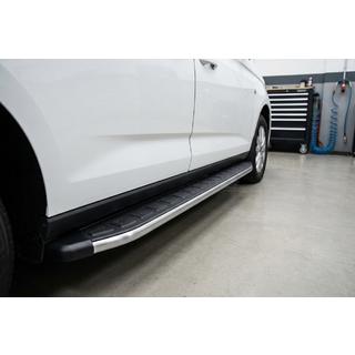 Sidetrin Fullmond (2 stk., aluminium) foto 1