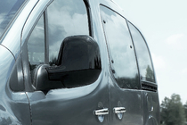 Opel Zafira Life 2019– Krom spejlkåber (2 stk., plast) Sort krom foto 3
