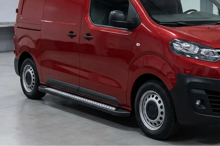 Opel Vivaro 2019– Sidetrin Vision New Black (2 stk., aluminium) Image
