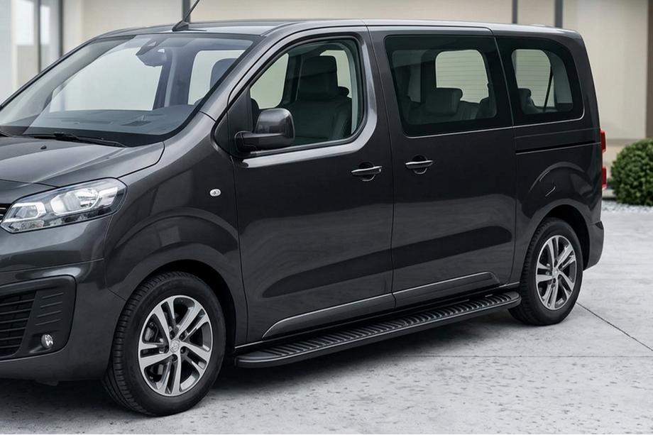 Opel Vivaro 2019– Sidetrin Tayga Black (2 stk., aluminium) Image