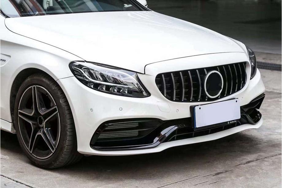 Mercedes C-klasse W205 2014–2021 Frontkofanger komplet (AMG C63-designs 2018-2021) Foto 1