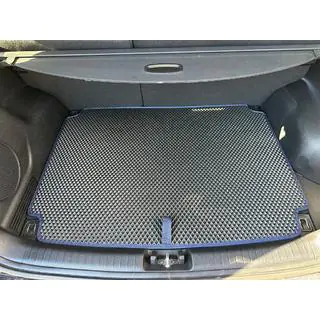 EVA bagagerumsmåtte (E-Niro 2018-2022, med subwoofer, sort) foto 1