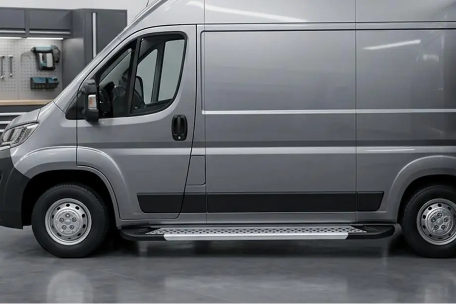 Opel Movano 2021– Sidetrin New Vision Grey (2 stk., aluminium) Image