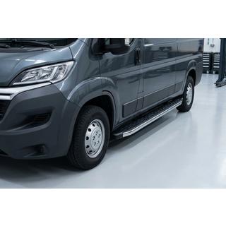 BlackLine sidetrin (2 stk., aluminium) Opel Movano 2021– foto 1