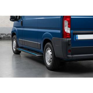 Maya Blue sidetrin (2 stk., aluminium) foto 1