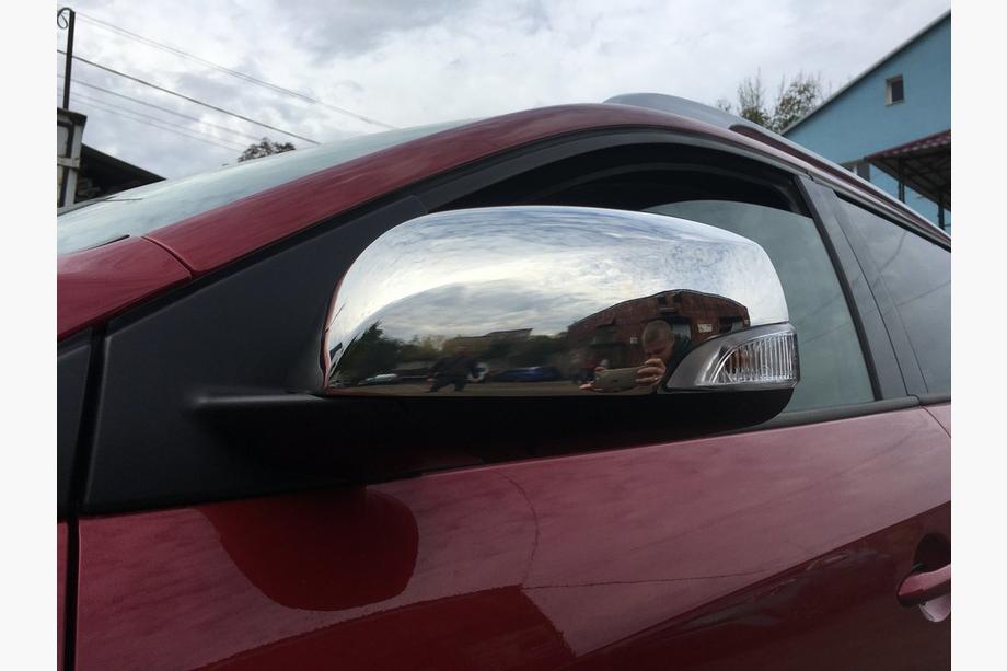 Renault Fluence 2009–2016 Spejlkåber til sidespejle (2 stk., rustfrit stål) Foto 3