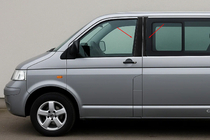 Volkswagen T5 Multivan 2003–2010 Krom dørstolpedæksler EuroCap foto 1