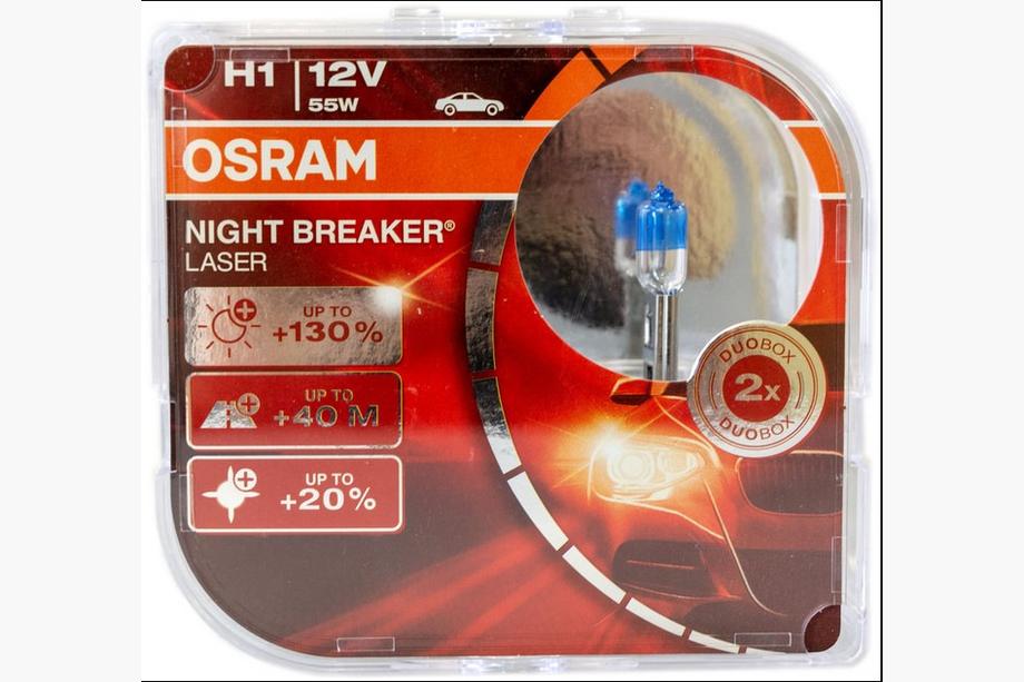 Osram 64150NBL H1 55W 12V forlygtepære Foto 1
