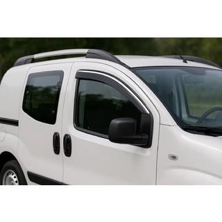 Vindafvisere til vinduer med kromliste Niken Luxury (2 stk) Fiat Fiorino/Qubo 2008–2024 foto 1