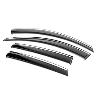 Vindafvisere med kromliste Niken Luxury (4 stk) Chevrolet Captiva 2006–2019 foto 2