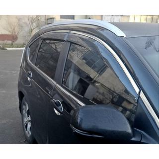 Vindafvisere med kromliste Niken Luxury (4 stk) Honda CRV 2012–2016 foto 1