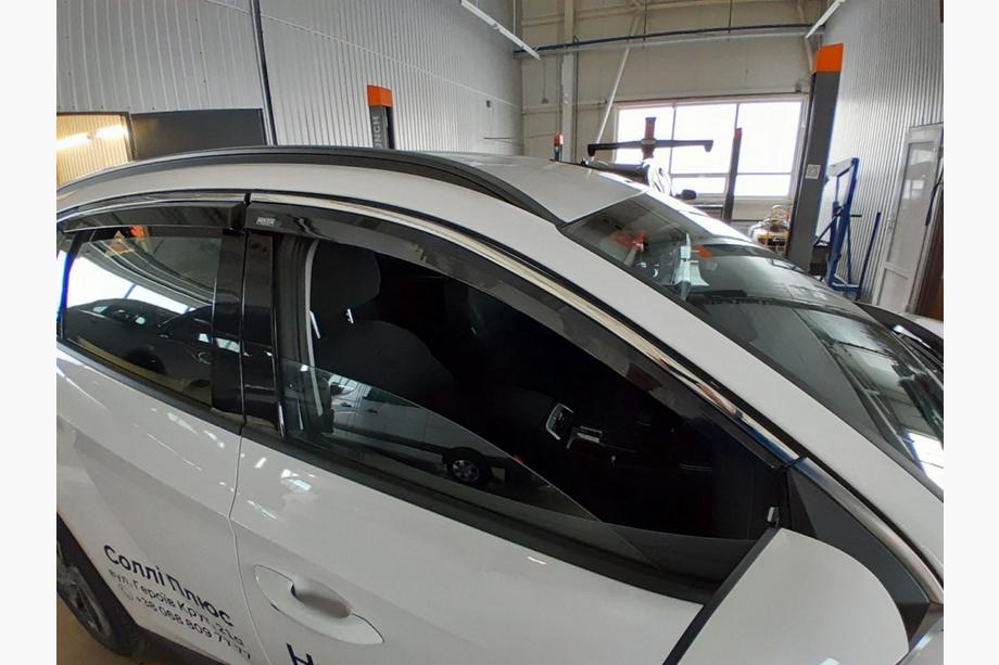 Hyundai Tucson NX4 2021– Vindafvisere med kromliste Niken Luxury (4 stk) Image
