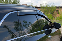 Kia Sorento III UM 2014–2020 Vindafvisere med kromliste Niken Luxury (4 stk) foto 3